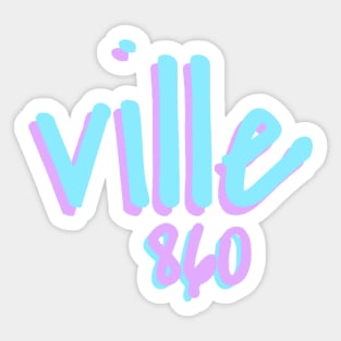 Ville, Connecticut Sticker